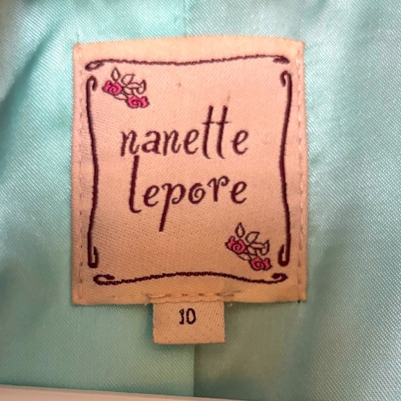 Nanette Lepore Navy Dress Coat - Picture 2 of 4